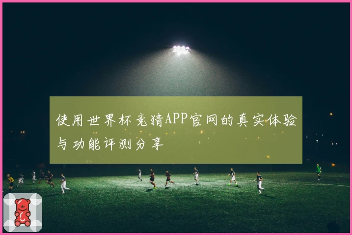 使用世界杯竞猜APP官网的真实体验与功能评测分享
